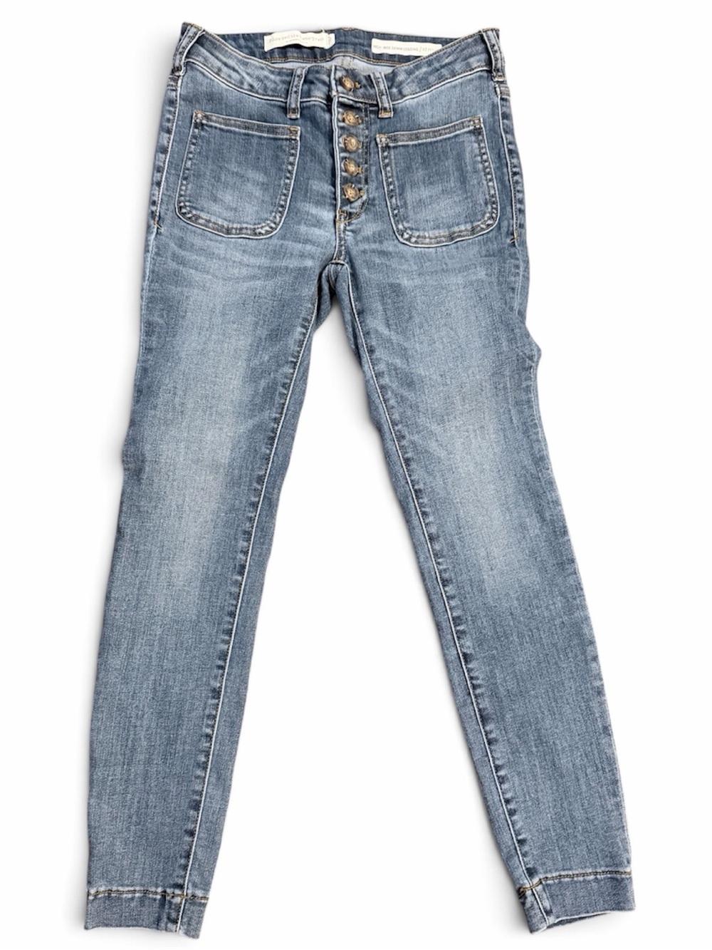 Pilcro and the Letterpress Light Blue Skinny Jeans